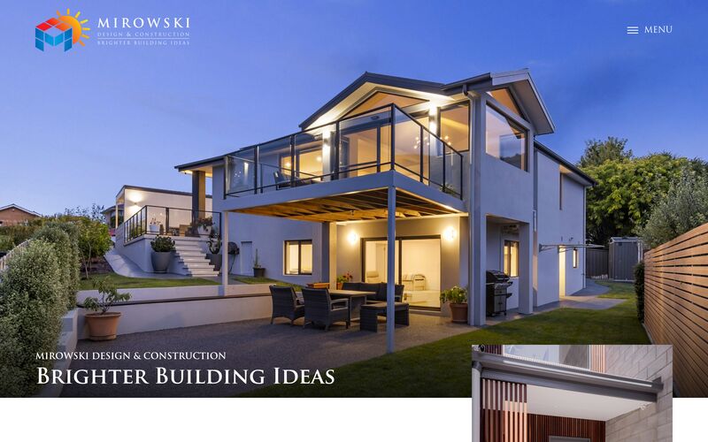 Mirowski Design and Construction website