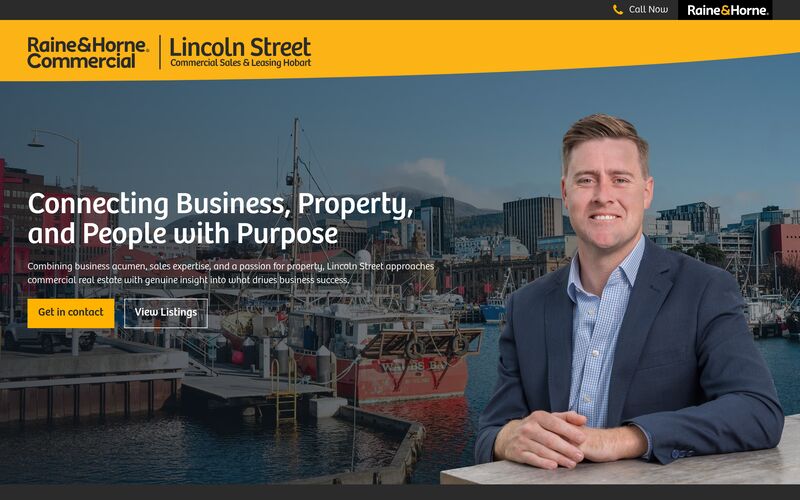 Commercial Real Estate Hobart website