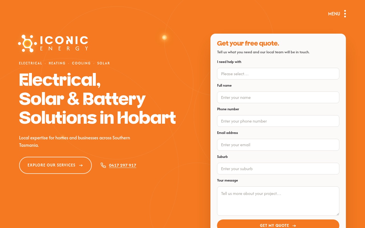 Iconic Energy website